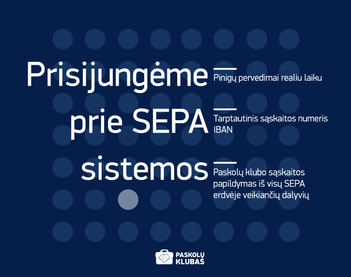 „Paskolų klubas“ tampa pirmąja tarpusavio skolinimo platforma, prisijungusia prie SEPA-MMS mokėjimų erdvės