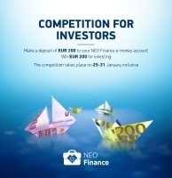 Competition for investors: win EUR 200 for investment in loans